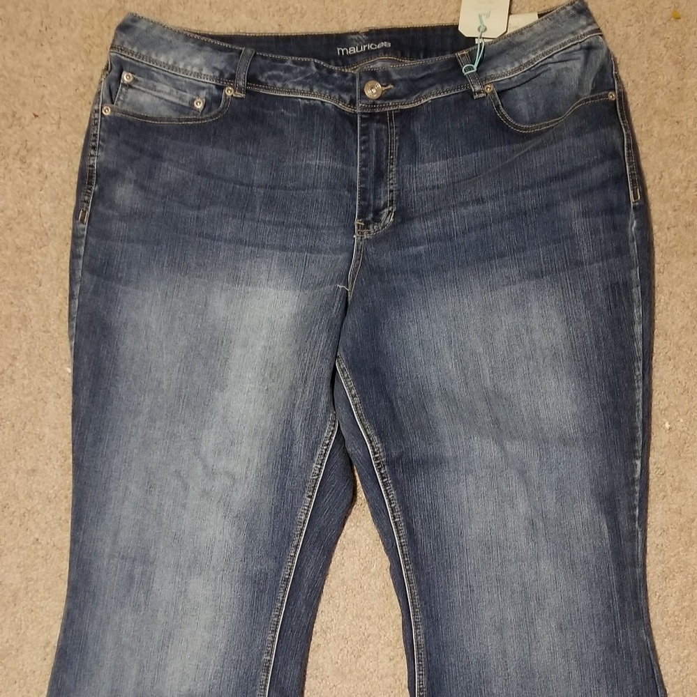 Maurice's size 22 short flare jeans